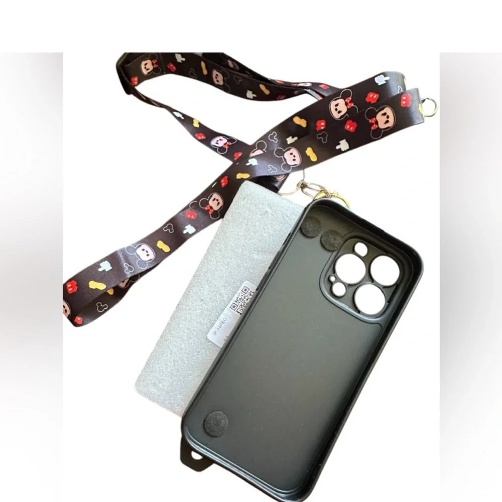 Minnie Mouse Red Phone Case with Strap